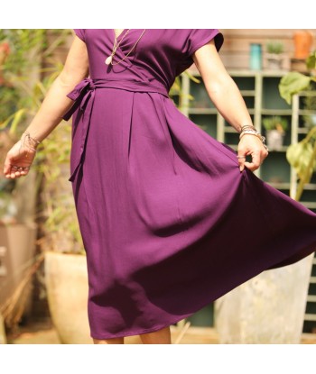 Robe Athéna - viscose lilas acheter