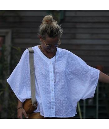 Blouse Yoko - broderie Rêverie blanche prix