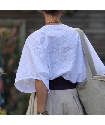 Blouse Yoko - broderie Rêverie blanche prix