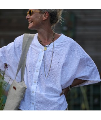 Blouse Yoko - broderie Rêverie blanche prix