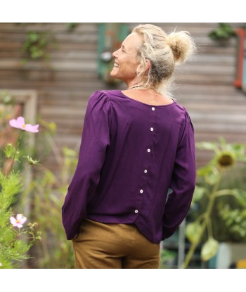 Blouse Flora - viscose lilas commande en ligne