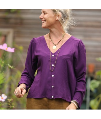 Blouse Flora - viscose lilas commande en ligne