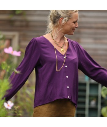 Blouse Flora - viscose lilas commande en ligne