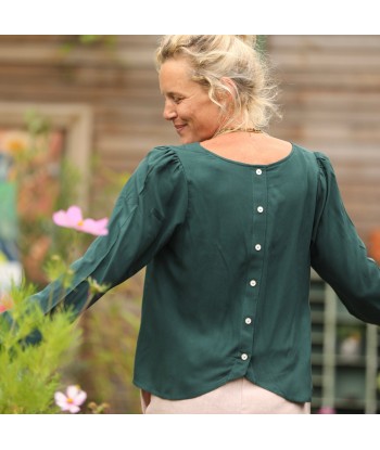 Blouse Flora - viscose vert anglais de votre