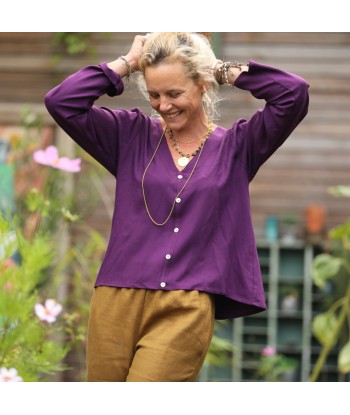 Blouse Flora - viscose lilas commande en ligne