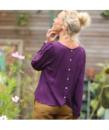 Blouse Flora - viscose lilas commande en ligne