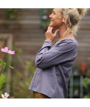 Blouse Flora - coton tressé lavande les ctes