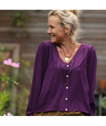 Blouse Flora - viscose lilas commande en ligne