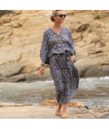 Robe Xiou viscose fleurs de Lucerne Les magasins à Paris et en Île-de-France