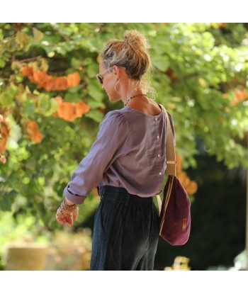 Blouse Flora - coton tressé lavande les ctes