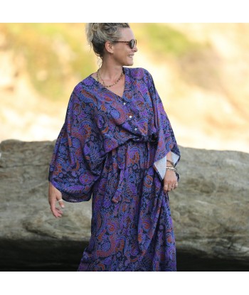 Robe Xiou viscose fleurs de Naples Faites des économies