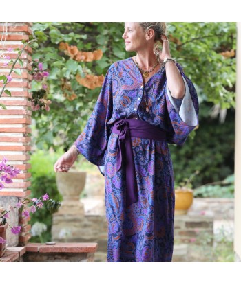 Robe Xiou viscose fleurs de Naples Faites des économies