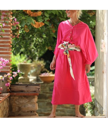 Robe Xiou viscose rose fushia en ligne