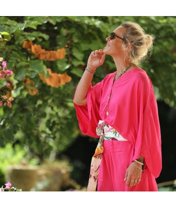 Robe Xiou viscose rose fushia en ligne