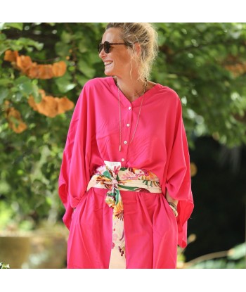 Robe Xiou viscose rose fushia en ligne