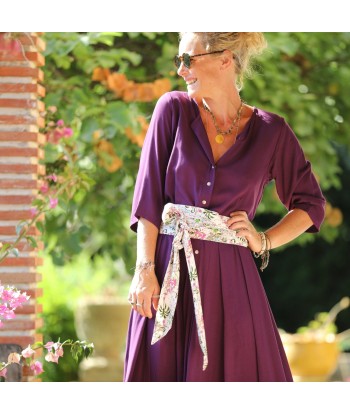 La combi India manches 3/4 en viscose lilas les muscles