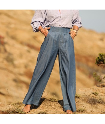 Pantalon Tom - jean de coton léger bleu Vous souhaitez 