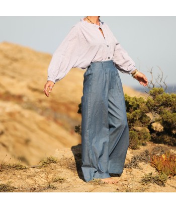 Pantalon Tom - jean de coton léger bleu Vous souhaitez 