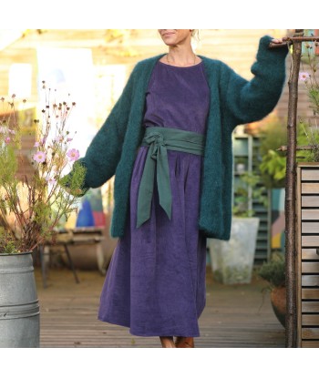 Robe Louisa - velours côtelé prune suggérées chez