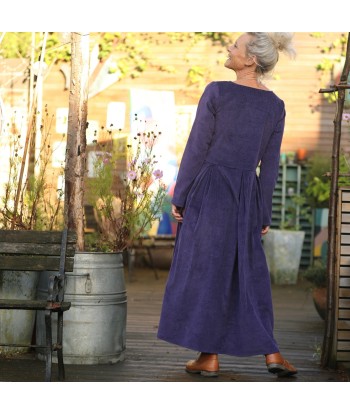 Robe Louisa - velours côtelé prune suggérées chez