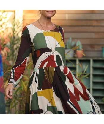 Robe Louisa - viscose arty sur le site 