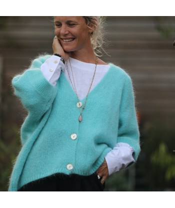 Gilet Hana Turquoise Economisez 