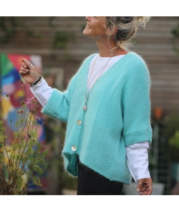 Gilet Hana Turquoise Economisez 