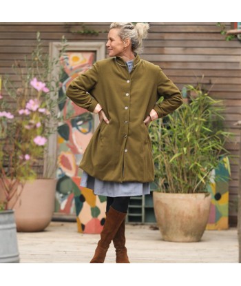 Manteau Paul 3/4 - lainage kiwi outlet