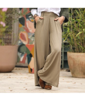 Pantalon César- sergé de viscose sable Jusqu'à 80% De Réduction