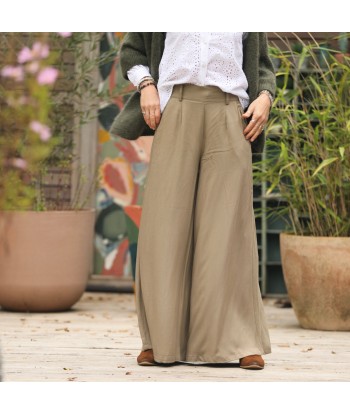 Pantalon César- sergé de viscose sable Jusqu'à 80% De Réduction