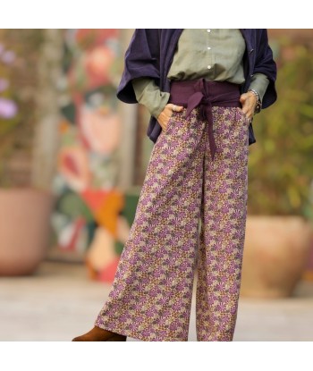 Pantalon César- velours milleraies Violettes Sauvages sur le site 