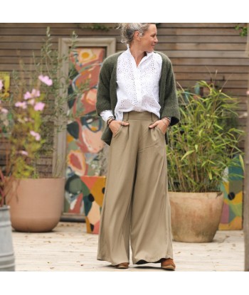 Pantalon César- sergé de viscose sable Jusqu'à 80% De Réduction