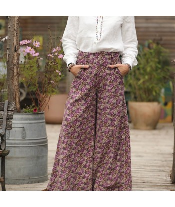 Pantalon César- velours milleraies Violettes Sauvages sur le site 