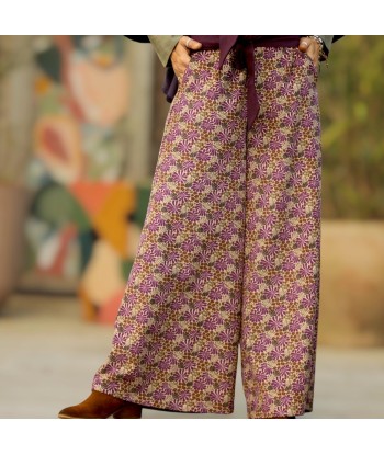 Pantalon César- velours milleraies Violettes Sauvages sur le site 