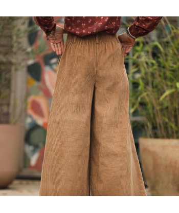 Pantalon César- velours côtelé camel l'évolution des habitudes 