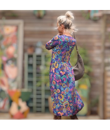 Robe Romane - viscose Explosion Florale est présent 