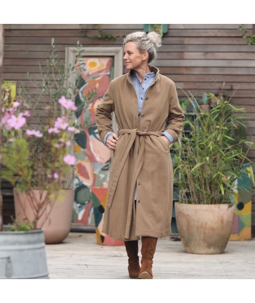 Manteau Paul long - lainage camel le concept de la Pate a emporter 