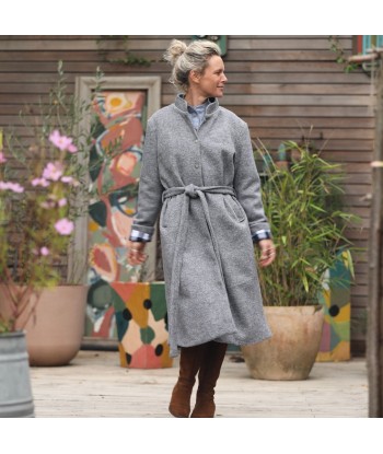 Manteau Paul long - laine bouillie gris chiné Vous souhaitez 