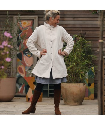 Manteau Paul 3/4 - velours cotelé crème de l' environnement