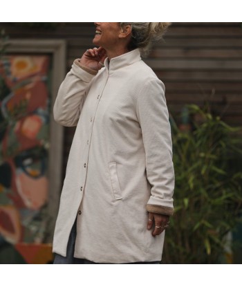 Manteau Paul 3/4 - velours cotelé crème de l' environnement