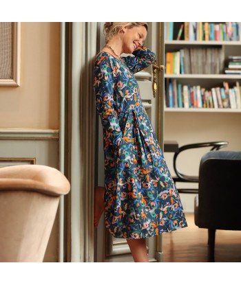 Robe Louise - viscose fleuri océan vente chaude votre 