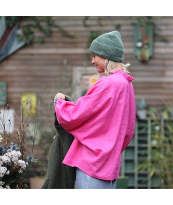 Blouse Miléna - lin fushia l'achat 