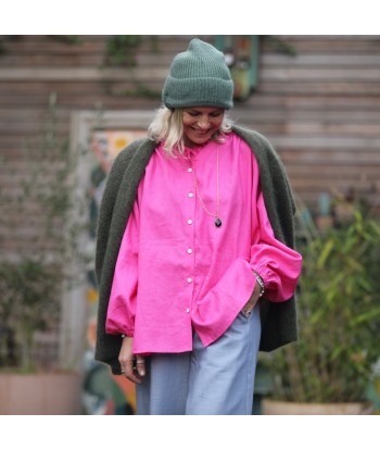 Blouse Miléna - lin fushia l'achat 