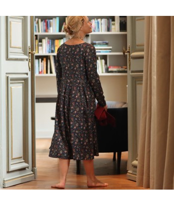 Robe Louise - sergé de viscose fleurs sauvages JUSQU'A -70%! 