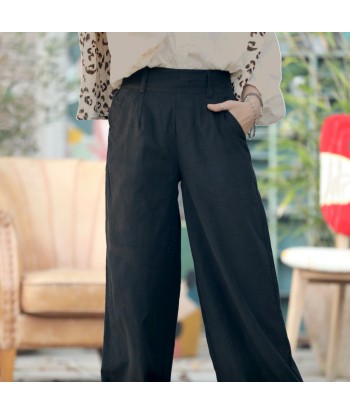 Pantalon Tom - velours milleraies noir en ligne des produits 