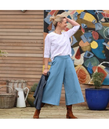 Jupe-culotte Margaux jean bleu stone Vous souhaitez 