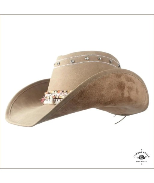 Chapeau de Cowboy en Cuir Pour Femme les muscles