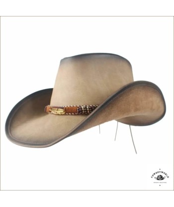 Chapeau Western en Cuir Voir les baskets