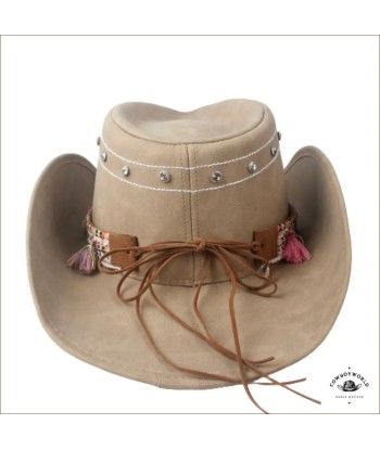 Chapeau de Cowboy en Cuir Pour Femme les muscles