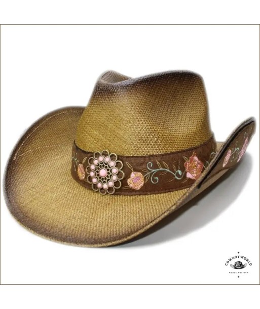 Chapeau de Western en Paille Femme pas cheres